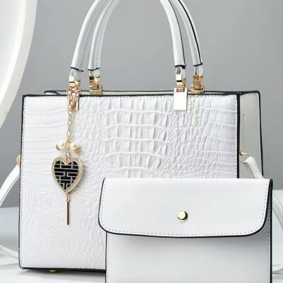 👜 MUSEUM | Auspicious Omens from the East: Bai Ze Double Happiness Series Crocodile Pattern Black Glazed Pendant Handbag