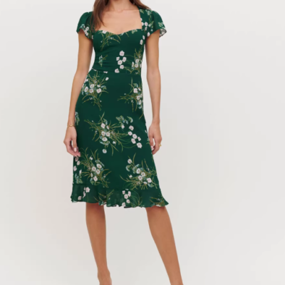 👜 MUSEUM | French-Style Backless Dress With Ruffles And Cinched Waist For Vacation Parties